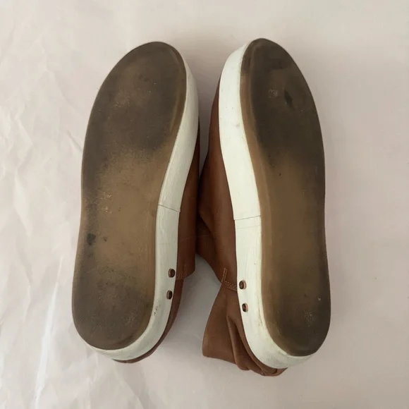 beek Jay Brown Leather Slip-On Sneakers size 7.5 - Picture 7 of 8